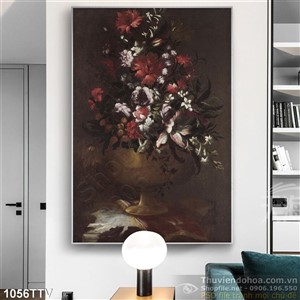 Tranh tĩnh vật hoa quả sơn dầu