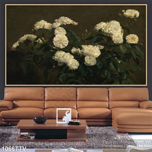 Tranh tĩnh vật hoa quả sơn dầu trang trí phòng ăn