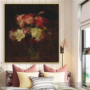 Tranh tĩnh vật hoa quả sơn dầu