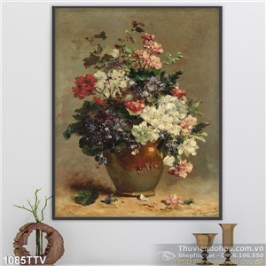 Tranh tĩnh vật hoa quả sơn dầu nghệ thuật