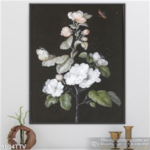 Tranh tĩnh vật hoa quả sơn dầu trang trí