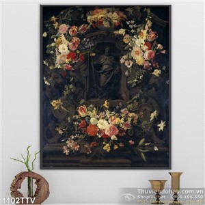 Tranh tĩnh vật hoa quả sơn dầu độc đáo