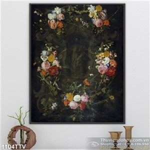 Tranh tĩnh vật hoa quả sơn dầu trang trí đẹp