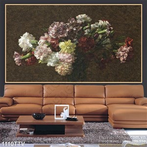 Tranh tĩnh vật hoa quả sơn dầu trang trí phòng ăn