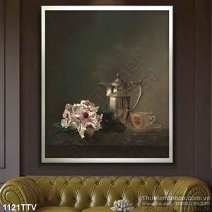 Tranh tĩnh vật hoa quả sơn dầu