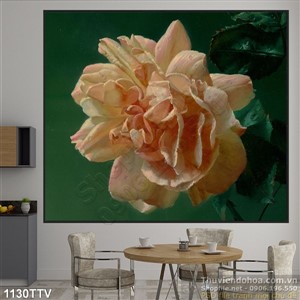 Tranh tĩnh vật hoa quả sơn dầu trang trí tường