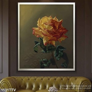 Tranh tĩnh vật hoa quả sơn dầu treo tường đẹp