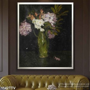 Tranh tĩnh vật hoa quả sơn dầu nghệ thuật đẹp