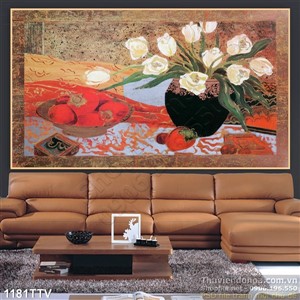 Tranh tĩnh vật hoa quả sơn dầu Châu Âu