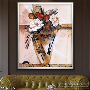 Tranh tĩnh vật hoa quả sơn dầu nghệ thuật