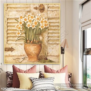 Tranh tĩnh vật hoa quả sơn dầu nghệ thuật