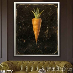 Tranh tĩnh vật hoa quả sơn dầu trang trí tường