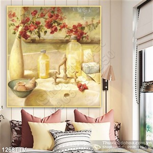 Tranh tĩnh vật hoa quả sơn dầu độc đáo