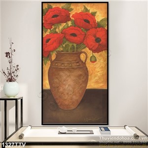 Tranh tĩnh vật hoa quả sơn dầu độc đáo