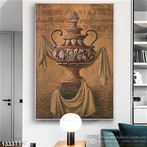 Tranh tĩnh vật hoa quả sơn dầu điêu khắc