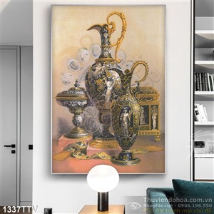 Tranh tĩnh vật hoa quả sơn dầu nghệ thuật