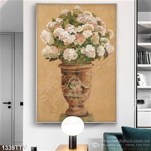 Tranh tĩnh vật hoa quả sơn dầu trang trí nghệ thuật