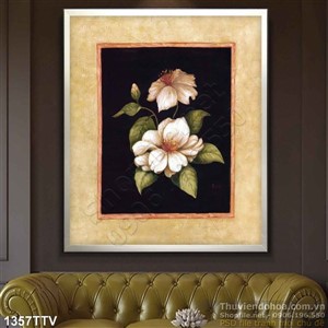 Tranh tĩnh vật hoa quả sơn dầu treo tường phòng khách