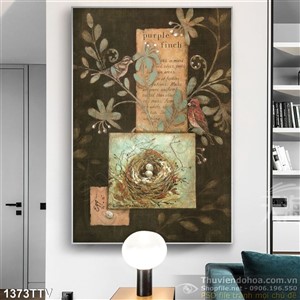 Tranh tĩnh vật hoa quả sơn dầu trang trí phòng ngủ