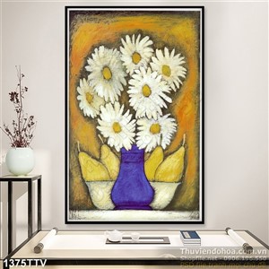 Tranh tĩnh vật hoa quả sơn dầu độc đáo