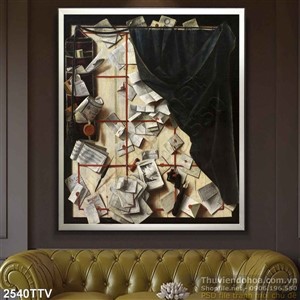 Tranh tĩnh vật hoa quả sơn dầu trang trí đẹp