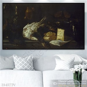 Tranh tĩnh vật hoa quả sơn dầu đẹp
