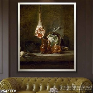 Tranh tĩnh vật hoa quả sơn dầu nghệ thuật