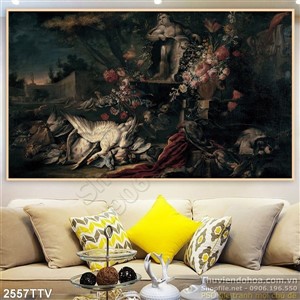 Tranh tĩnh vật hoa quả sơn dầu độc đáo đẹp