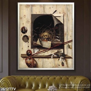 Tranh tĩnh vật hoa quả sơn dầu trang trí tường đẹp