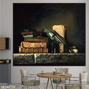 Tranh tĩnh vật hoa quả sơn dầu nghệ thuật đẹp