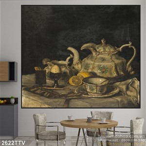 Tranh tĩnh vật hoa quả sơn dầu đọc đáo nghệ thuật