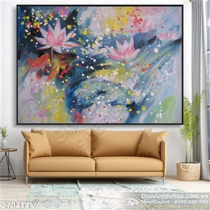 Tranh tĩnh vật hoa quả sơn dầu trang trí đẹp