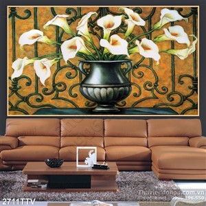 Tranh tĩnh vật hoa quả sơn dầu độc đáo