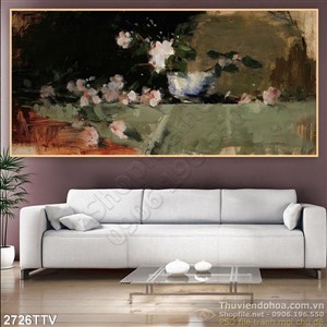 Tranh tĩnh vật hoa quả sơn dầu Châu Âu