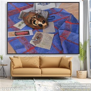 Tranh tĩnh vật hoa quả sơn dầu đẹp