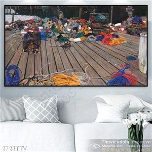 Tranh tĩnh vật hoa quả sơn dầu trang trí