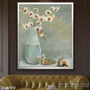 Tranh tĩnh vật hoa quả sơn dầu trang trí đẹp