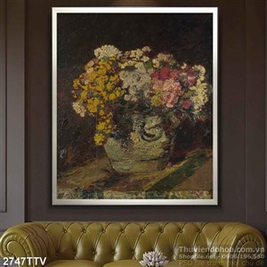 Tranh tĩnh vật hoa quả sơn dầu độc đáo