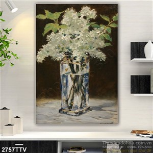 Tranh tĩnh vật hoa quả sơn dầu trang trí phòng đẹp