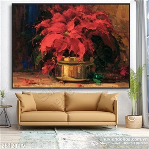 Tranh tĩnh vật hoa quả sơn dầu trang trí đẹp