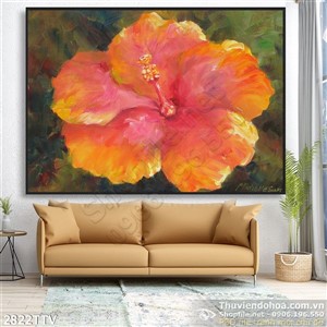 Tranh tĩnh vật hoa quả sơn dầu treo tường đẹp