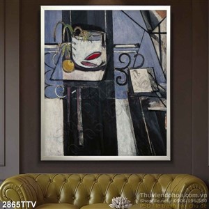 Tranh tĩnh vật hoa quả sơn dầu đẹp