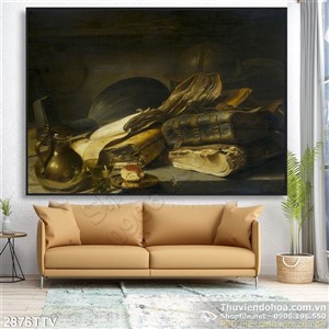 Tranh tĩnh vật hoa quả sơn dầu trang trí đẹp