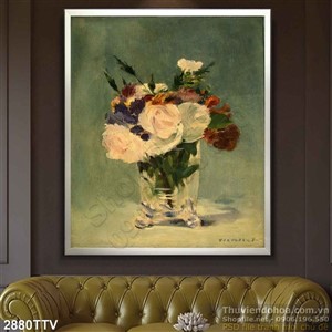 Tranh tĩnh vật hoa quả sơn dầu nghệ thuật