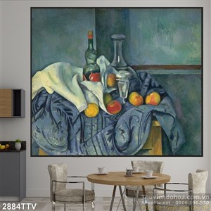 Tranh tĩnh vật hoa quả sơn dầu nghệ thuật đẹp