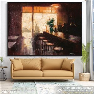 Tranh tĩnh vật hoa quả sơn dầu độc đáo