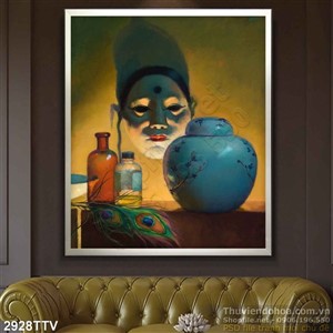 Tranh tĩnh vật hoa quả sơn dầu trang trí đẹp