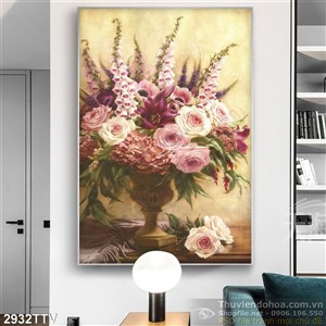 Tranh tĩnh vật hoa quả sơn dầu nghệ thuật