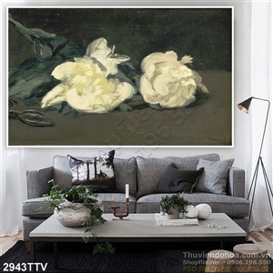 Tranh tĩnh vật hoa quả sơn dầu treo tường đẹp