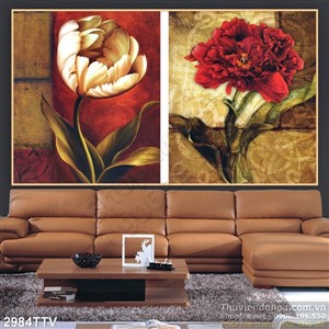 Tranh tĩnh vật hoa quả sơn dầu độc đáo treo tường